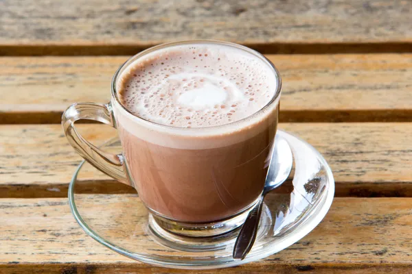 Una tazza di cioccolata calda — Foto Stock