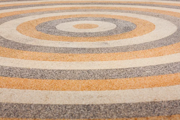 Carreaux de sol en pierre design cercle — Photo