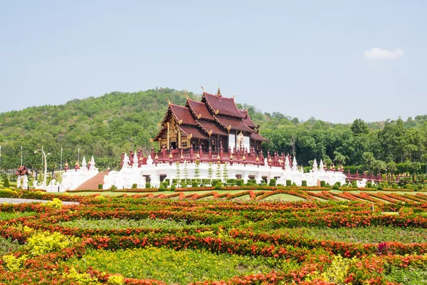 Thai architektonické stavební styl — Stock fotografie