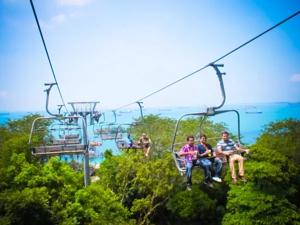 Teleferik Singapur sentosa Island