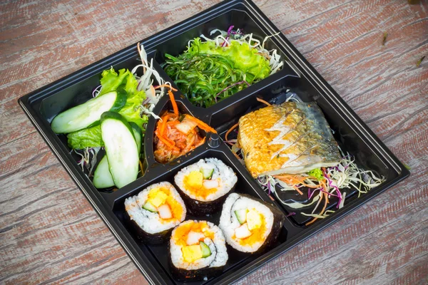 Bento lunchbox Japanese style — Stock Photo, Image