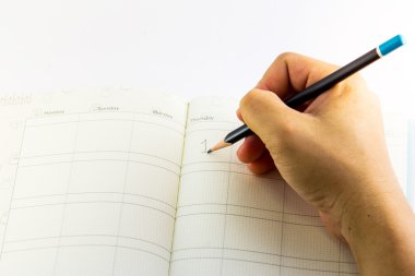 el yazısı üzerinde takvim yalıtım