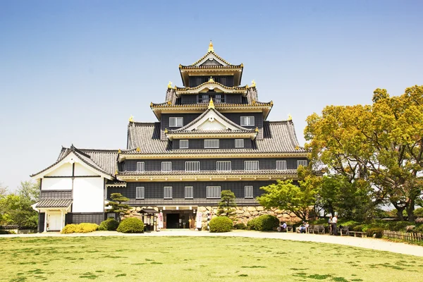Okayama Castle or Crow Castle — Stock Photo, Image