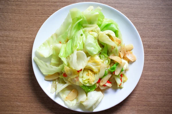Delicious fry cabbage vegetable. — Stock Photo, Image