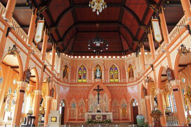 iç katedral chanthaburi ili, Tayland.