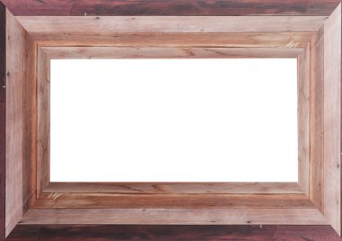 kahverengi vintage ahşap çerçeve