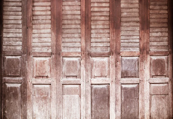 Gammal vintage trä dörr — Stockfoto