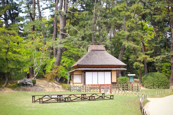 Korakuen giardino di Okayama, Giappone . — Foto Stock