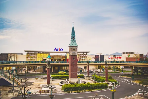 European clock tower in Kurashiki, Japan — Stock Photo, Image