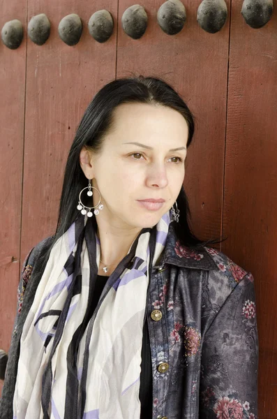 Avrupa görünüm bir genç güzel kız portresi