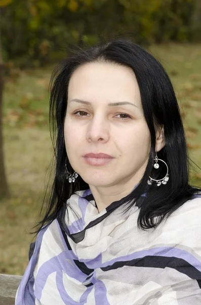 Avrupa görünüm bir genç güzel kız portresi