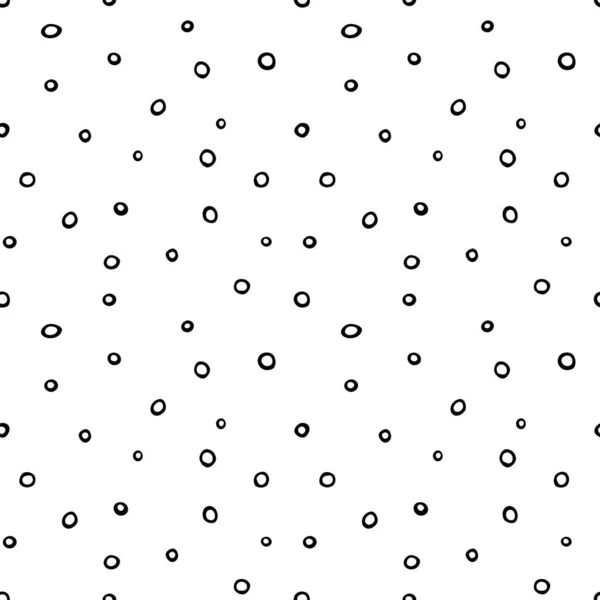 Gespot Abstracte Vectorachtergrond Naadloos Patroon Met Vlekken Asymmetrische Willekeurige Stippen — Stockvector