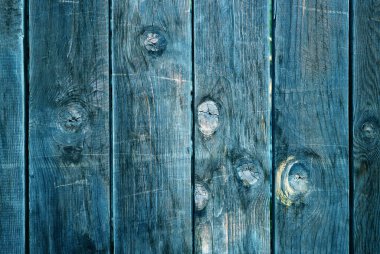 Dikey Desenli İndigo Mavi Yıpranmış Tahta Doku