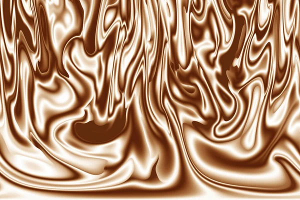 Illustratie Van Smeltende Chocolade Achtige Vloeibare Textuur Voor Abstracte Achtergrond — Stockfoto