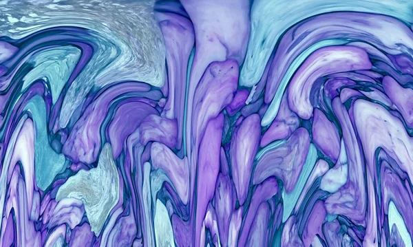 Gradiente Púrpura Cian Pintura Óleo Textura Ilustración Para Fondo Abstracto — Foto de Stock