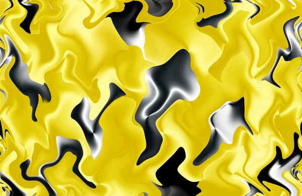 Gradient Yellow Metallic Gray Black Abstract Background — 스톡 사진