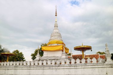 Phra 'nın Chedi' si Khao Noi Tapınağı 'nda Lord Buddha' nın kalıntıları, Nan Bölgesi, Kuzey Tayland