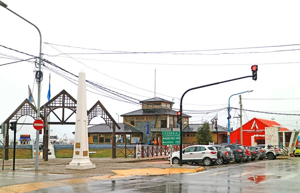 Paisaje Urbano Puerto Ushuaia Ciudad Más Austral Del Mundo Provincia — Foto de Stock