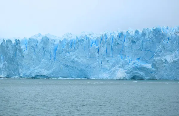 Perito Moreno Glacier Hatalmas Homlokfala Kilátás Argentínai Tavon Calafate Patagónia — Stock Fotó