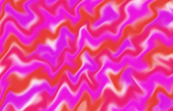 用于抽象背景的生动梯度紫色和红色波纹线的说明 — 图库照片