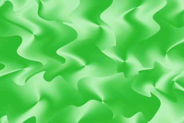 Spring Grön Futuristiska Vågiga Mönster För Abstrakt Bakgrund — Stockfoto