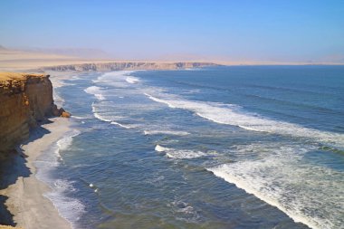 Paracas Ulusal Rezervi, Çölün Okyanusla Buluştuğu Yer olarak bilinir, Peru Ica Bölgesi, Güney Amerika