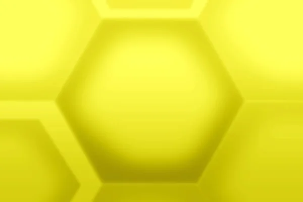 Gradient Yellow Hexagon Shape Pattern Abstract Background — Stock Photo, Image