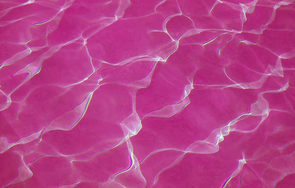 Arte Pop Surrealista Ultra Rosa Superficie Agua Color Que Refleja — Foto de Stock