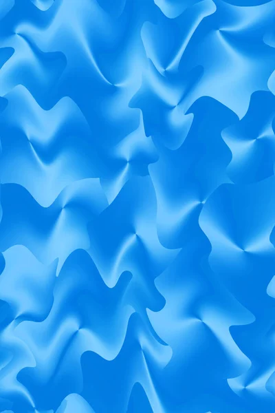 Illustration Gradient Utramarine Blue Wavy Pattern Abstract Backdrop — Stock Photo, Image