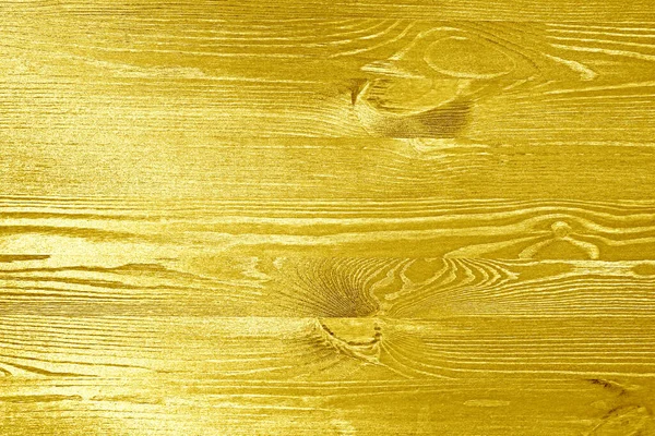 Pop Art Style Metallic Gold Colored Wooden Plank Abstract Backdrop — Zdjęcie stockowe