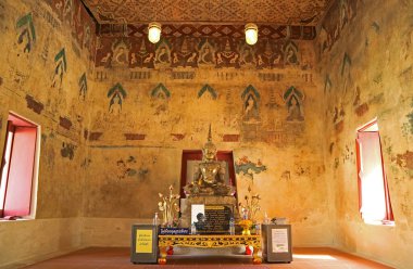 Wat Chomphuwek Budist Tapınağı 'nın Eski Vihara' sı Tayland, Nonthaburi 'de bir Antik Anıt.