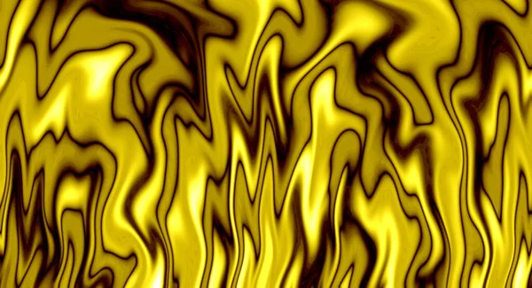 Ilustrace Gradientní Zlaté Barvy Hořících Plamenů Pro Abstraktní Pozadí — Stock fotografie