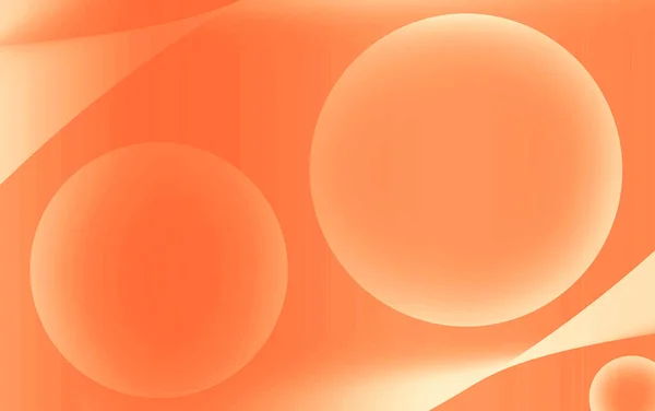 Gradiente Aeroespacial Laranja Colorido Várias Esferas Dimensionadas Para Fundo Abstrato — Fotografia de Stock