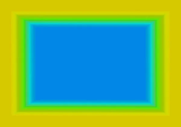 Illustration Bumblebee Yellow Sky Blue Copy Space Rectangular Frame — Stock fotografie