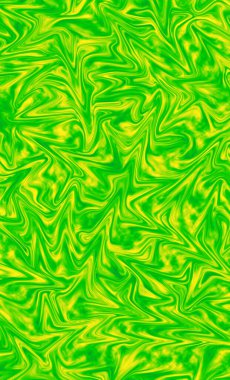 Illustration of eye-catching lime green and lemon yellow abstract pattern