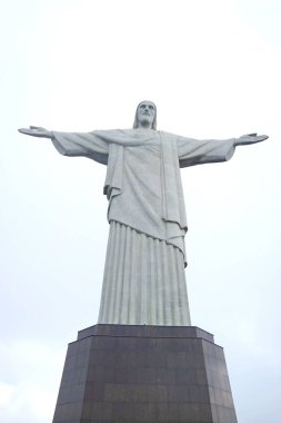 The Statue of Christ the Redeemer, One of the New 7 Wonders of the World Located on Corcovado Mountain in Rio de Janeiro, Brazil, South America