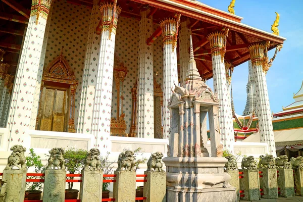 Stunning Ordination Hall Wat Arun Temple Dawn Bangkok Thailand — Stock Photo, Image