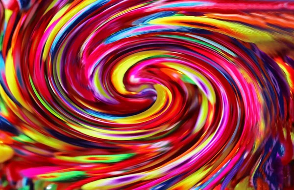 Иллюстрация Привлекательного Красочного Художественного Кручения Спирали — стоковое фото