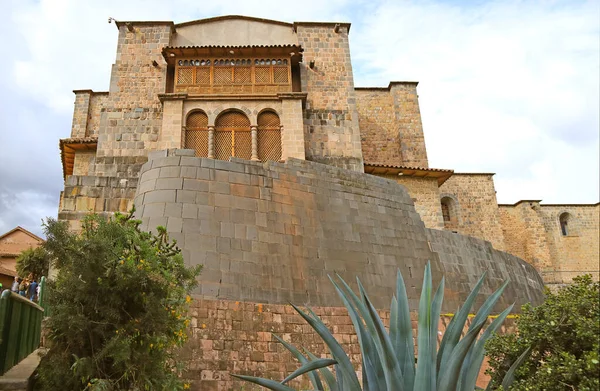Coricancha Met Het Klooster Van Santo Domingo Een Iconisch Monument — Stockfoto
