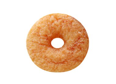 Şeker Tarçın Çöreği Beyaz Arkaplanda İzole Edildi