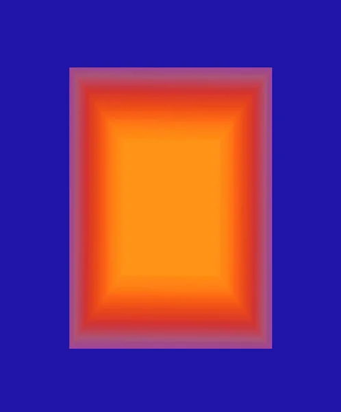 Ilustração Quadro Gradiente Azul Com Gradiente Vermelho Copiar Espaço — Fotografia de Stock
