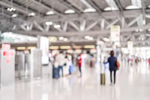 Abstract Blurred Image Passenger Airport — Stock Photo, Image