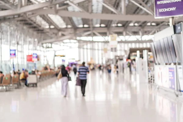 Abstract Blurred Image Passenger Airport — Stock Photo, Image