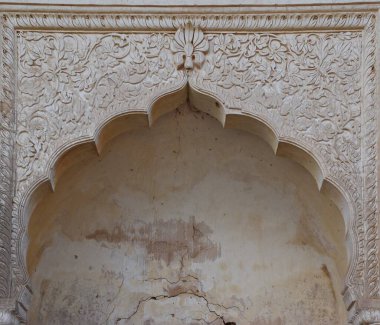 Kalinjar, Uttar Pradesh / Hindistan - 12 Temmuz 2021: Raja Aman Singh Sarayı, Kalinjar Kalesi, UP, Hindistan