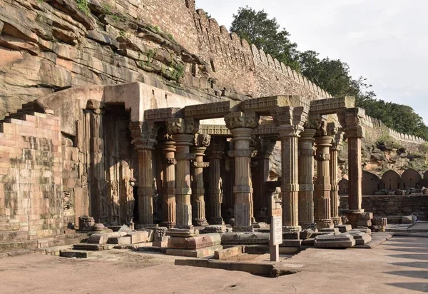 Neelkanth Temple Kalinzar Fort Zbudowany Przez Władcę Chandela Paramaditya Dev — Zdjęcie stockowe