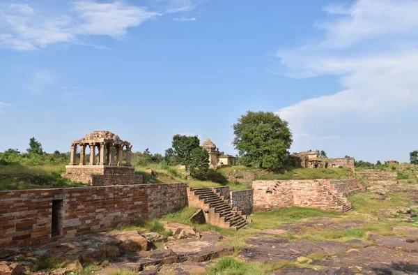 Neelkanth Temple Kalinzar Fort Zbudowany Przez Władcę Chandela Paramaditya Dev — Zdjęcie stockowe