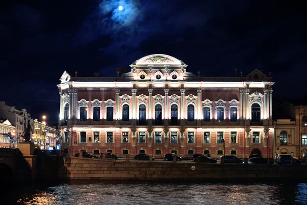 Palacio Belosselsky-Belozersky, San Petersburgo, Rusia — Foto de Stock