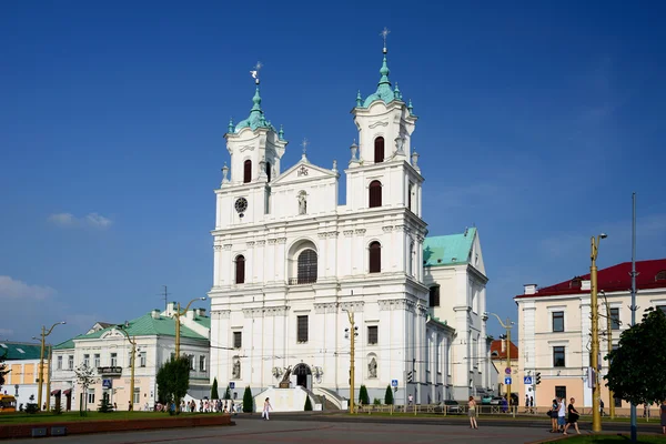 Catedral de San Francisco Javier, Grodno, Belarús — Foto de Stock