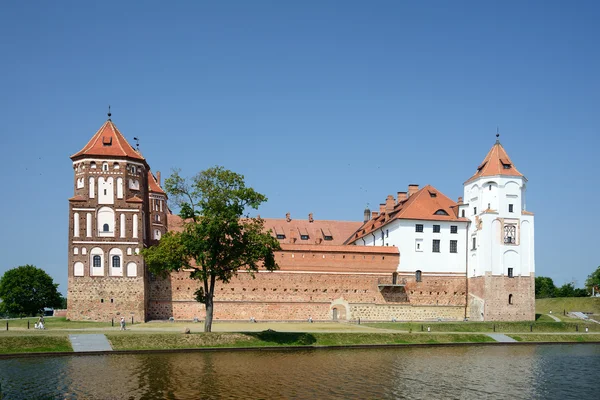 Мирский замок, Гродненская область, Беларусь — стоковое фото