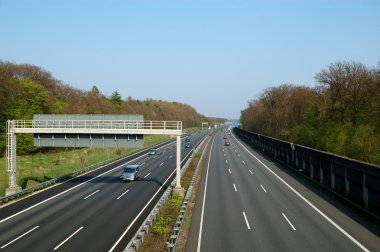 Avrupa e-yolu e30 yakınındaki bwunswick, Almanya